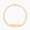 Bracelet Identité Eudoxie Maille Filigrane Or Jaune