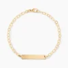 Bracelet Identité Gaspardine Maille Forçat Or Jaune