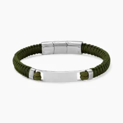 Bracelet Identité Jourdan Dikeledi Acier Argenté