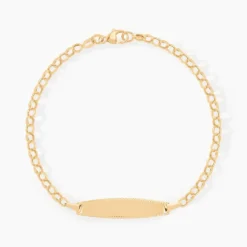 Bracelet Identité Marcel Maille Jaseron Or Jaune