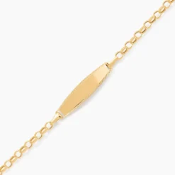 Bracelet Identité Marcel Maille Jaseron Or Jaune