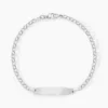 Bracelet Identité Marcel Or Blanc