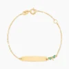 Bracelet Identité Mellie Or Jaune