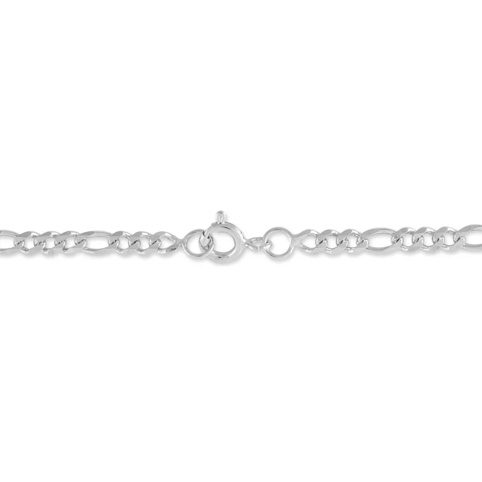 Bracelet Identité Vivian Argent Blanc