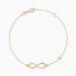 Bracelet Illenia Or Jaune Perle De Culture