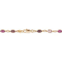 Bracelet Ilvaae Plaqué Or Jaune Pierre De Synthese