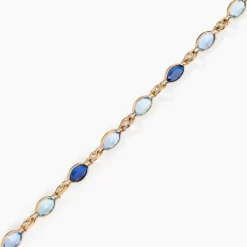 Bracelet Ilvaae Plaqué Or Jaune Pierre De Synthese