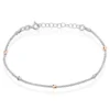 Bracelet Ingride Argent Tricolore