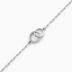 Bracelet Isabel Argent Blanc Oxyde De Zirconium