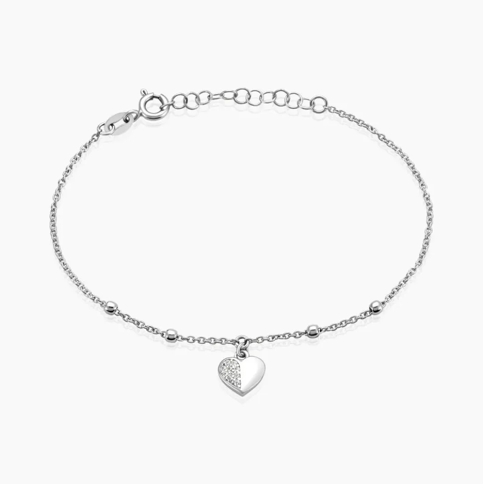 Bracelet Ishane Argent Blanc Oxyde De Zirconium