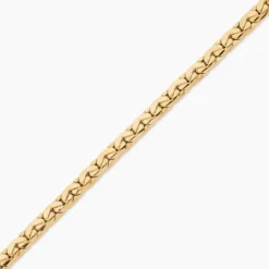 Bracelet Ivy Maille Haricot Or Jaune