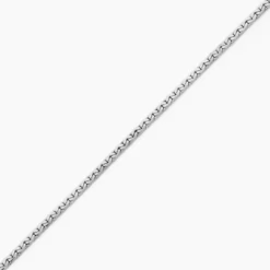 Bracelet Ivy Maille Haricot Or Blanc