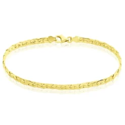 Bracelet Ivy Maille Haricot Or Jaune