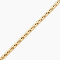 Bracelet Izel Maille Anglaise Or Jaune