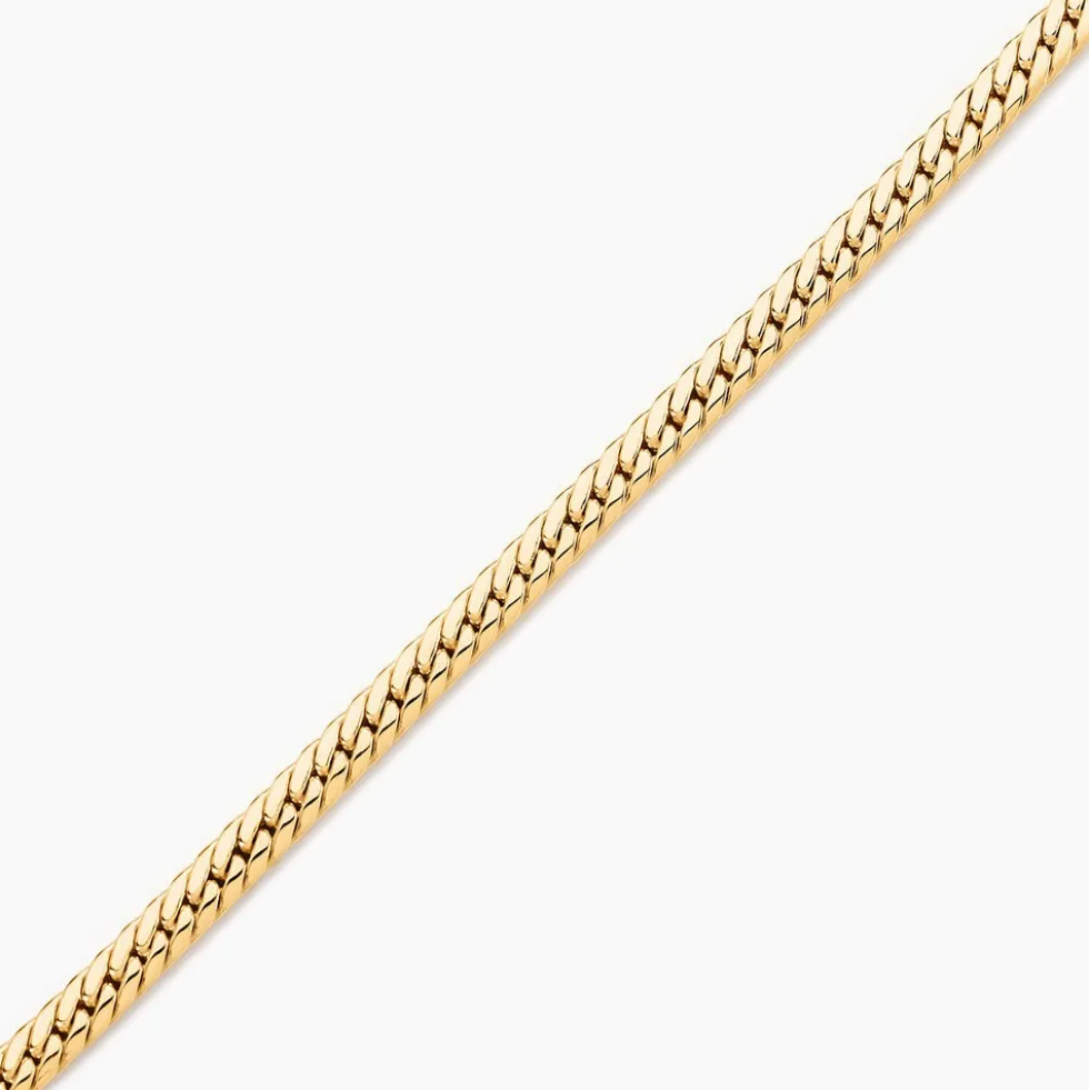 Bracelet Izel Maille Anglaise Or Jaune