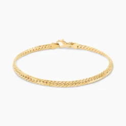 Bracelet Izel Maille Anglaise Or Jaune
