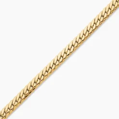 Bracelet Izel Maille Anglaise Or Jaune