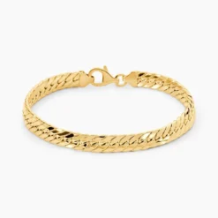Bracelet Izel Maille Anglaise Or Jaune