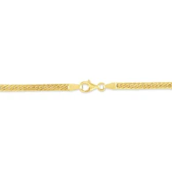 Bracelet Izel Maille Anglaise Or Jaune