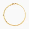 Bracelet Izel Maille Anglaise Or Jaune