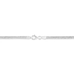 Bracelet Izel Maille Anglaise Or Blanc