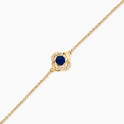 Bracelet Jaana Plaqué Or Jaune Verre Oxyde De Zirconium
