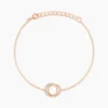 Bracelet Janne Argent Rose Oxyde De Zirconium