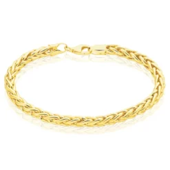 Bracelet Jany Maille Palmier Or Jaune