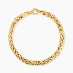 Bracelet Jany Maille Palmier Or Jaune