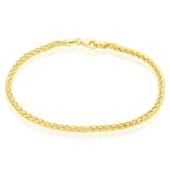 Bracelet Jany Maille Palmier Or Jaune