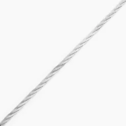 Bracelet Jasmin Tresse Or Blanc