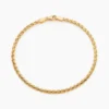 Bracelet Jayna Maille Palmier Or Jaune