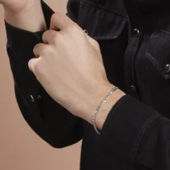 Bracelet Jeremi Argent Blanc