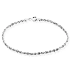 Bracelet Jerry Maille Corde Or Blanc