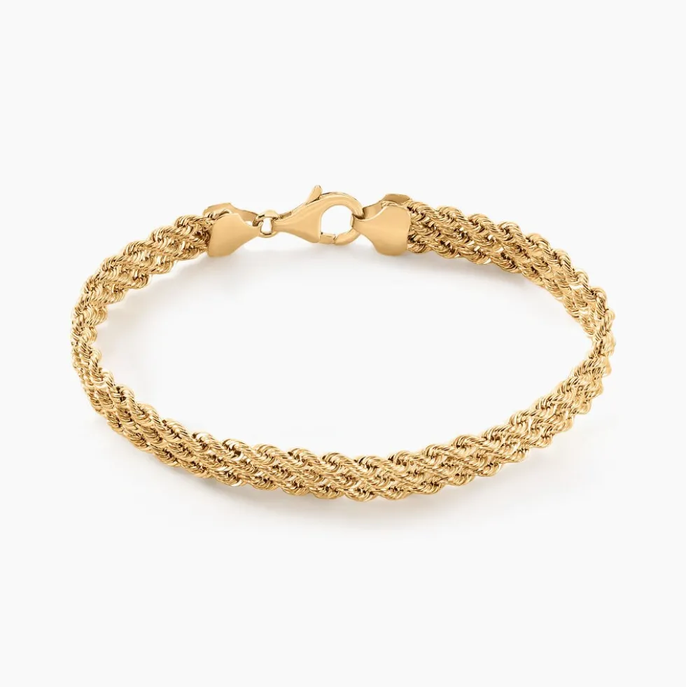 Bracelet Jerry Maille Corde Or Jaune