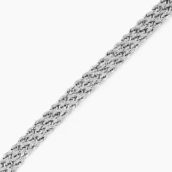 Bracelet Jerry Maille Corde Or Blanc