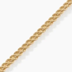 Bracelet Jerry Maille Corde 2 Rangs Or Jaune