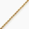 Bracelet Jerry Or Jaune Maille Corde