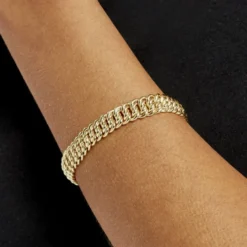 Bracelet Jimmy Maille Americaine Or Jaune