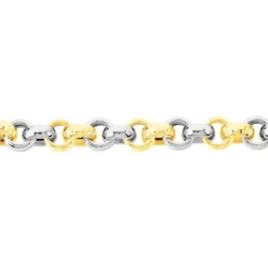 Bracelet Jodie Maille Jaseron Or Bicolore