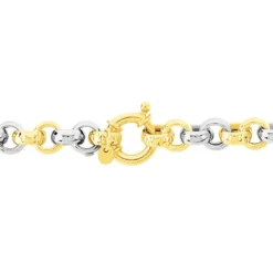 Bracelet Jodie Maille Jaseron Or Bicolore