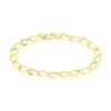 Bracelet Joice Maille Alternée Et Godronne Or Jaune