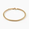 Bracelet Jolien Maille Spiga Or Jaune