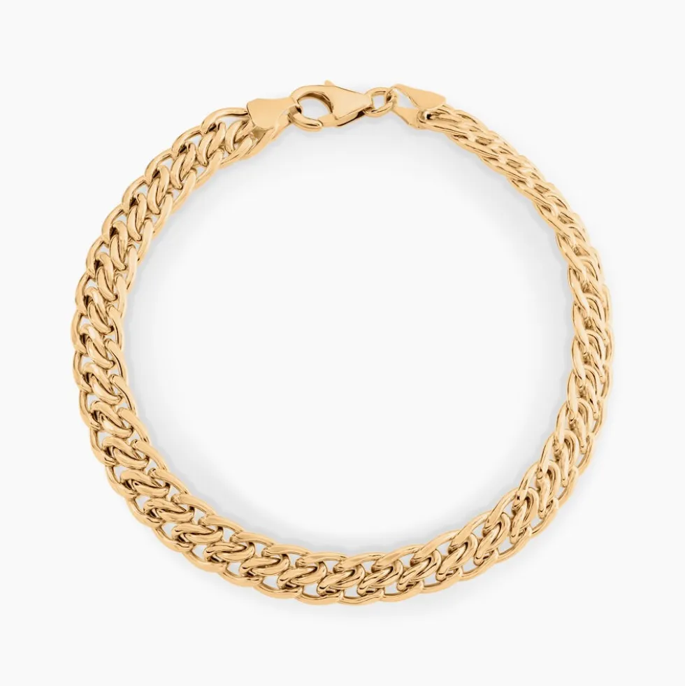 Bracelet Joline Maille Russe Or Jaune