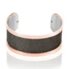 Bracelet Jonc Acier Rose