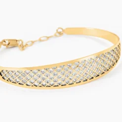 Bracelet Jonc Adonijah Or Bicolore