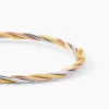 Bracelet Jonc Anaisaae Torsade Or Tricolore