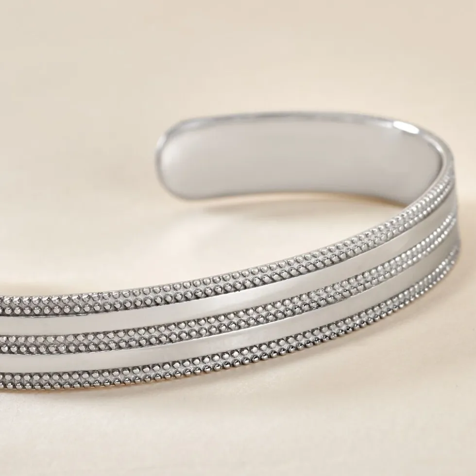 Bracelet Jonc Ayo Argent Blanc