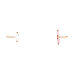 Bracelet Jonc Elauna Argent Rose Oxyde De Zirconium