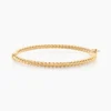 Bracelet Jonc Fritzi Torsade Or Jaune